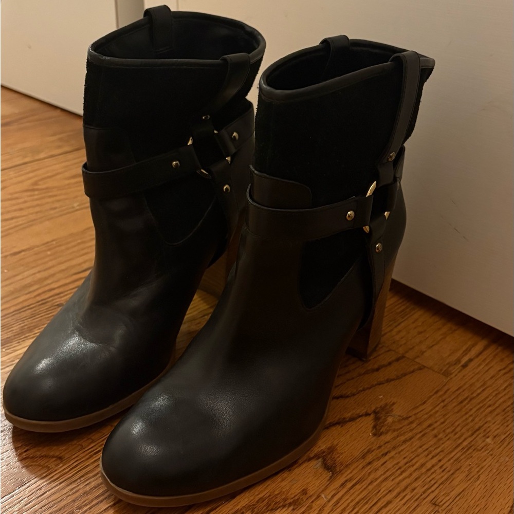 Ralph Lauren Chunky High Heel Boot